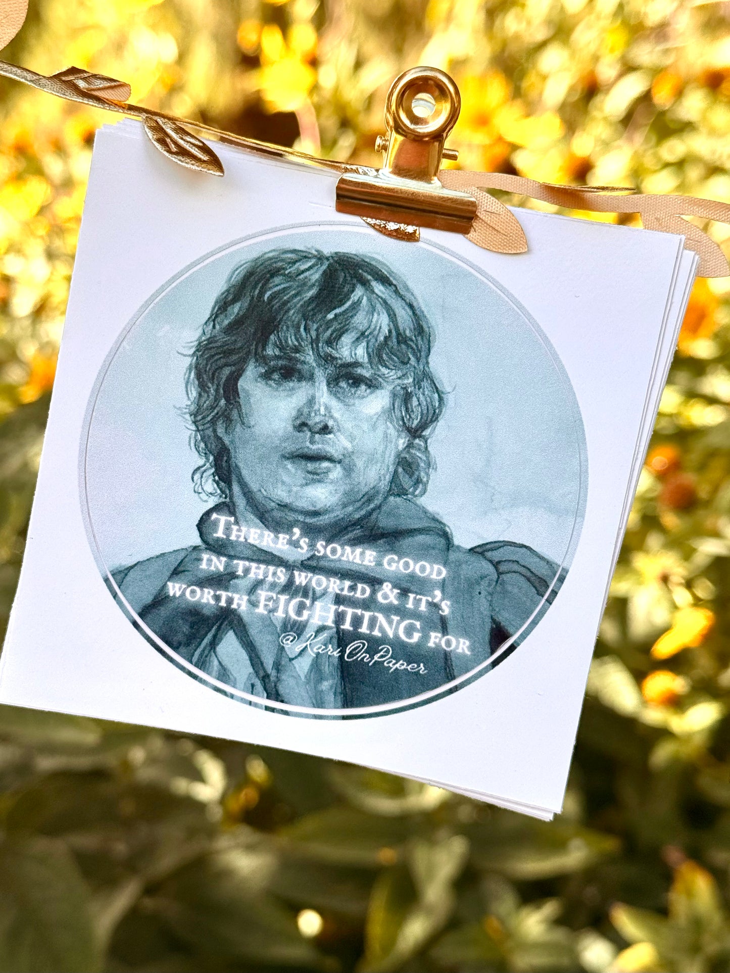 Lord of the Rings 3” Vinyl Circle Sticker