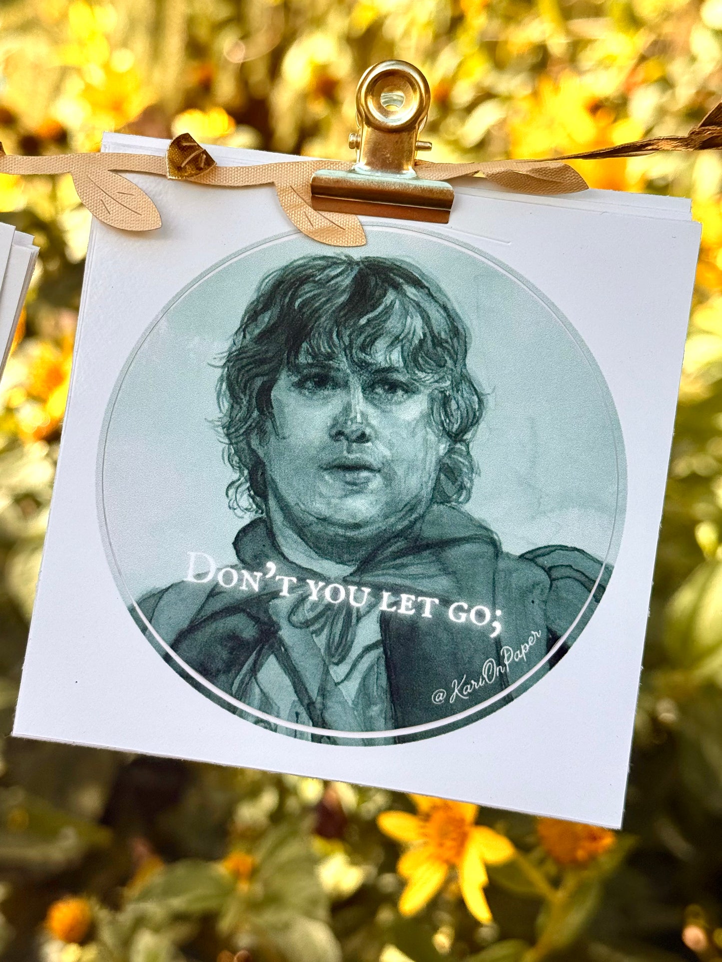 Lord of the Rings 3” Vinyl Circle Sticker