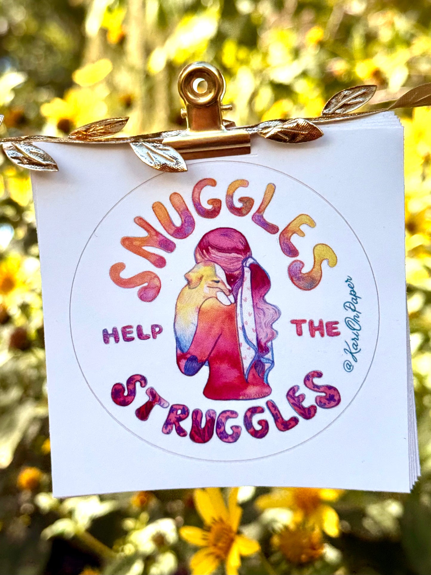 Assorted Designs 3” Vinyl Circle Stickers