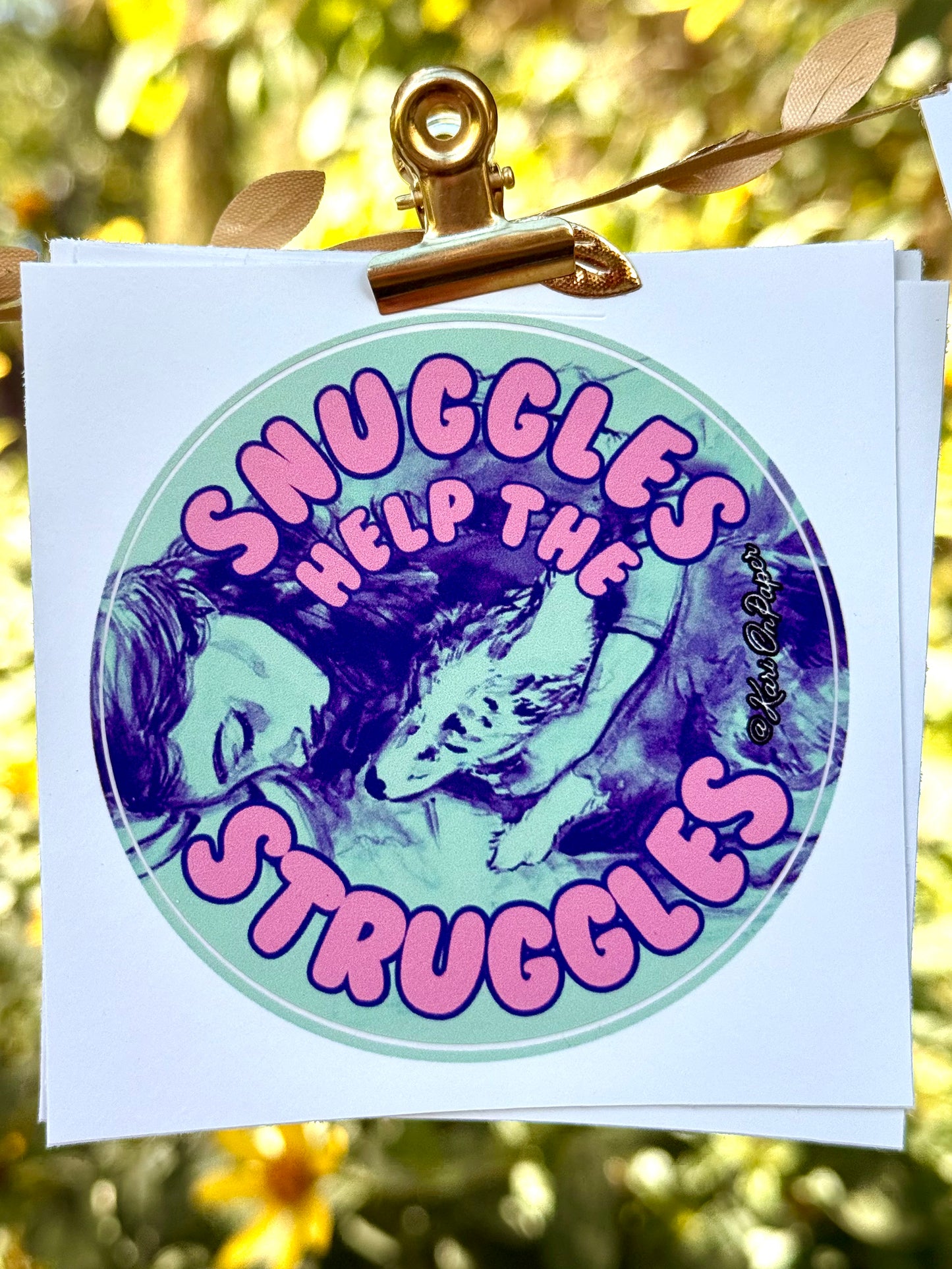 Assorted Designs 3” Vinyl Circle Stickers