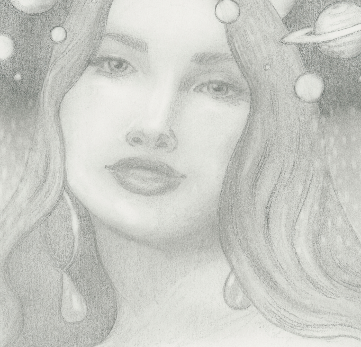 "Spacey Kacey" Original Drawing