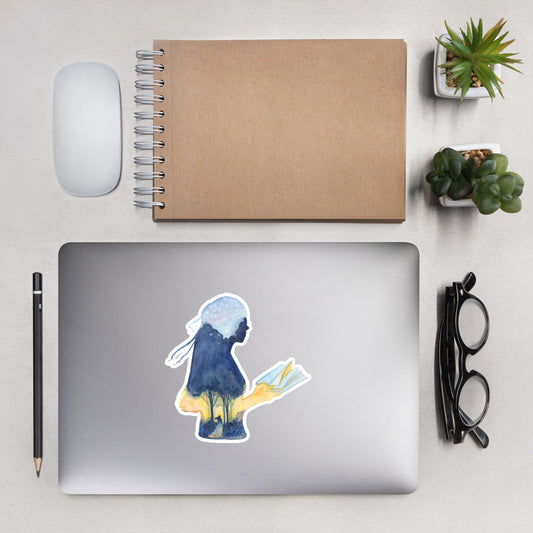 "Wandering into a Story" Sticker