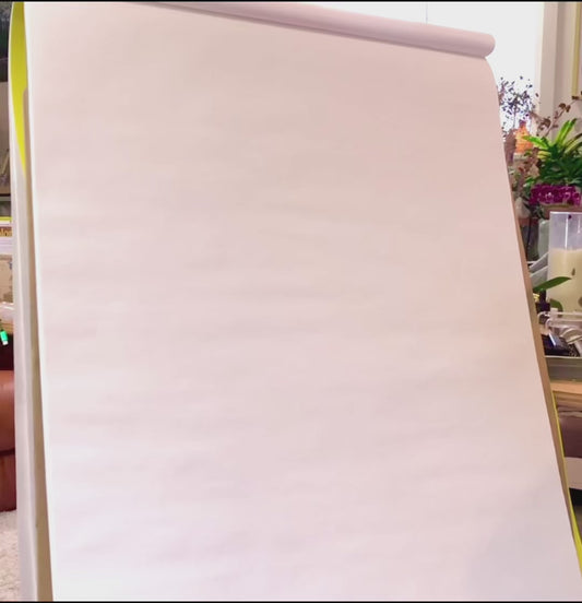 Meadow Hug in Pink Pastel - Original Artwork